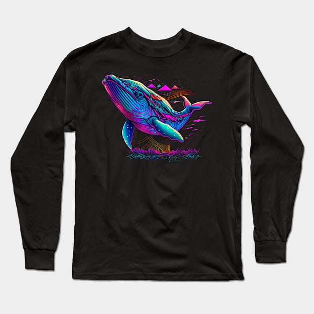 Save The Whales Long Sleeve T-Shirt by ChasingTees